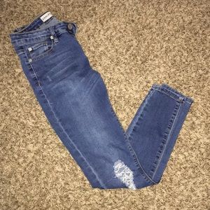 Ashley Mason Ripped Skinny Jeans